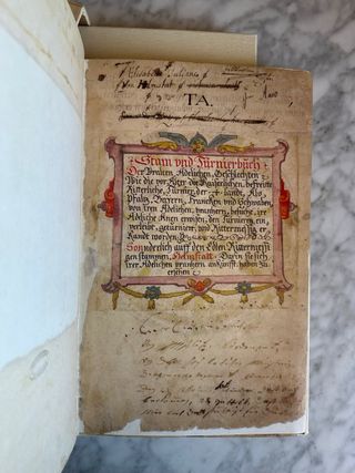 Libro de Torneos  de los Caballeros del Kraichgau.