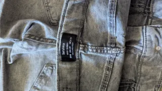 Bershka Pitillo Super Skinny Gris Claro Talla 40