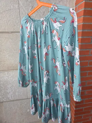 Vestido unicornios niña