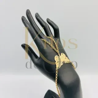 Pulsera Manita Mariposa 18K