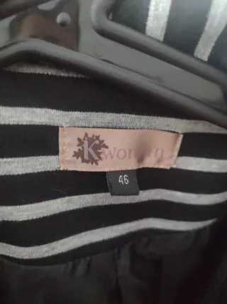 Chaqueta Rayas Blanco y Negro