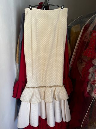 Falda flamenca Rocío/Romería lunares