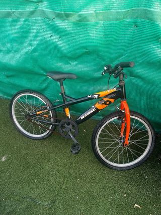 Bicicleta infantil DENBIKE 20 rosa y blanca