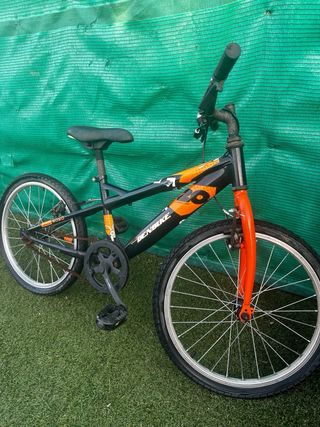 Bicicleta infantil DENBIKE 20 rosa y blanca