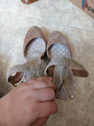 Espadrillas scamosciato cammello