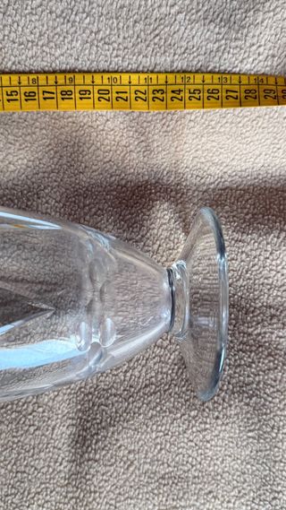 Caraffa in vetro trasparente