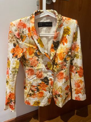 Americana Zara Estampada Flores