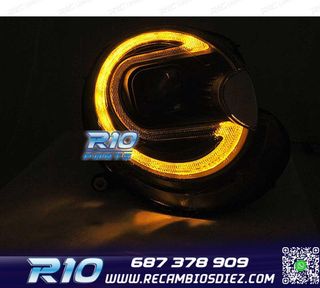 FAROS XENON MINI COOPER 06-14 LED NEGRO