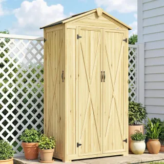 Caseta Madera Jardín 93x53x168cm