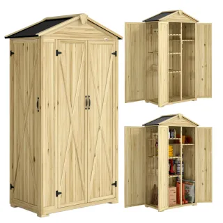Caseta Madera Jardín 93x53x168cm
