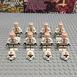 Lote de 8 Republic Troopers de Lego Star W