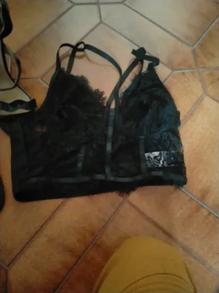 Sandali neri 38 + reggiseno nero omaggio