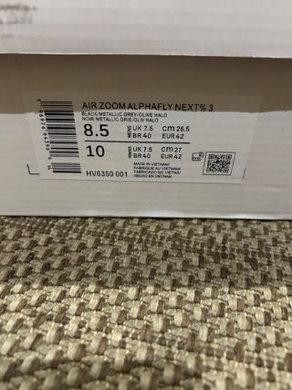 Nike Alphafly Next 3 Negras