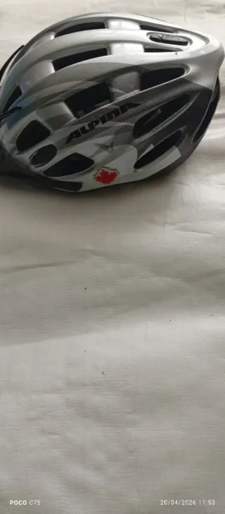 Casco de Bicicleta Infantil Plateado
