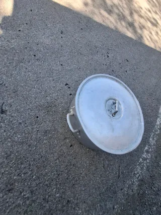Olla grande aluminio con asas