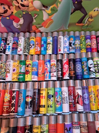 Lotto 137 Accendini Clipper Usati