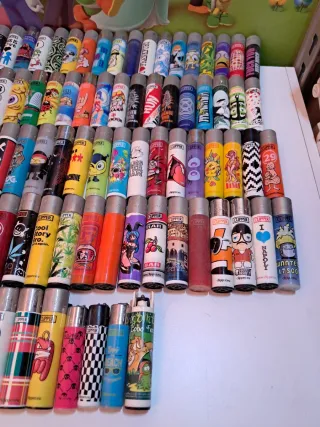 Lotto 137 Accendini Clipper Usati