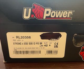 Zapatos de trabajo U-Power Talla 42