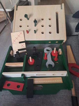 Juego de construcción madera Montessori