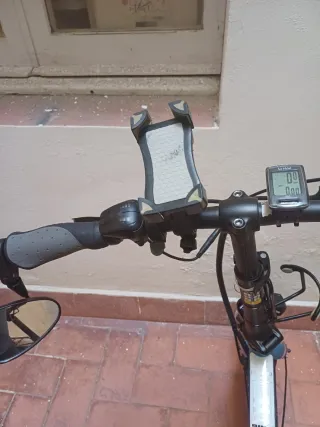 Bicicleta Eléctrica Plegable Azul