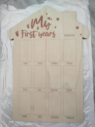 Marco de fotos My First Years madera