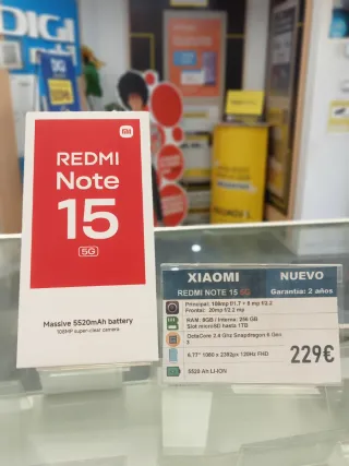 Xiaomi Redmi Note 15 5G 256GB