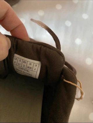 Zapatillas marrones Slowlove talla 37, suela fina