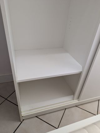 Armario puertas correderas blanco 117x55x176