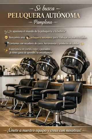 Se BUSCA Peluquera Autónoma