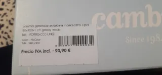 Sábanas Moisés/carro Cambrass