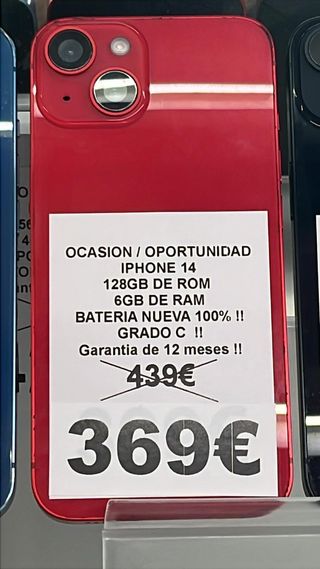 iPhone 14 128GB Rosso
