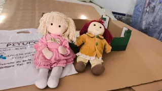 Muñecas de trapo artesanales