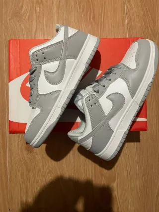 Nike Dunk Gris y Blanco