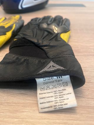 Guantes Dainese Talla M Negro/Amarillo