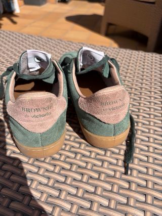 Bamba Zapatillas Verde y Rosa