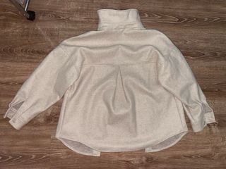 Abrigo Stradivarius Mujer Talla S Beige