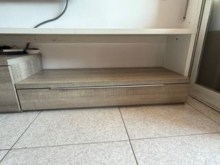 Mueble TV Nórdico Blanco/Madera