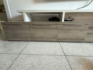 Mueble TV Nórdico Blanco/Madera