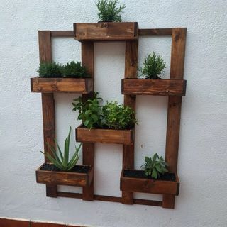 Jardineras de madera a medida