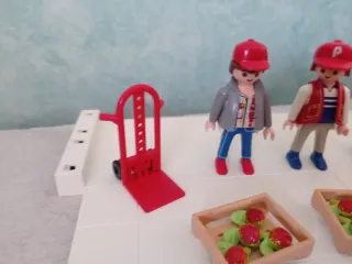 Playmobil repartidores con carro FF