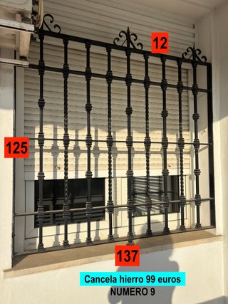 Rejas de hierro forjado