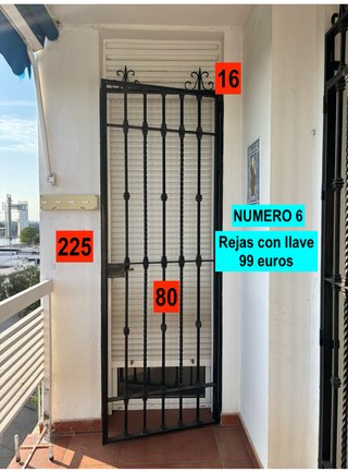 Rejas de hierro forjado