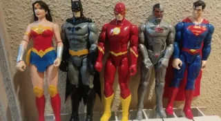 Lote 6 Figuras Superhéroes DC Comics Grandes