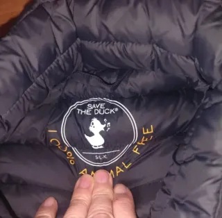 Save the Duck plumífero negro