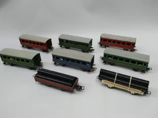 Lote Vagones tren antiguo Payá Correos  Años 50/60