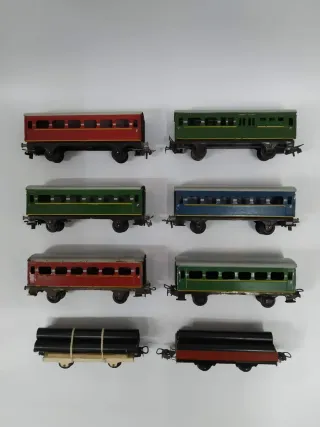 Lote Vagones tren antiguo Payá Correos  Años 50/60