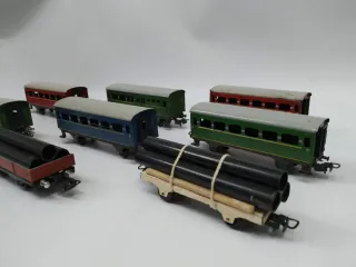 Lote Vagones tren antiguo Payá Correos  Años 50/60