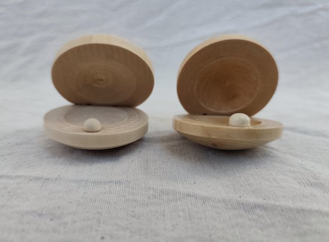 Pack de castañuelas infantiles de madera - Nuevas