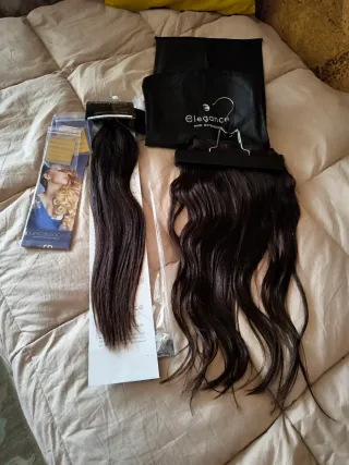 Extensiones Elegance Cabello Natural Castaño