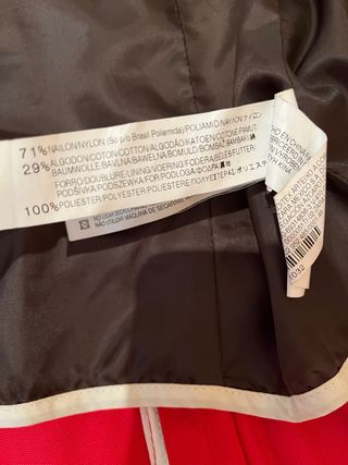 Parka náutica Zara roja